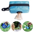 thumbnail image 5 of Paquete de 2 (negro + azul) Dispensador impermeable de bolsas para excrementos de perros, bolsa para excrementos, 5 of 5