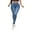 Blue, variant on Aayomet High Waisted Jeans For Women Women's Curvy Totally Shaping Straight Jeans,Blue L