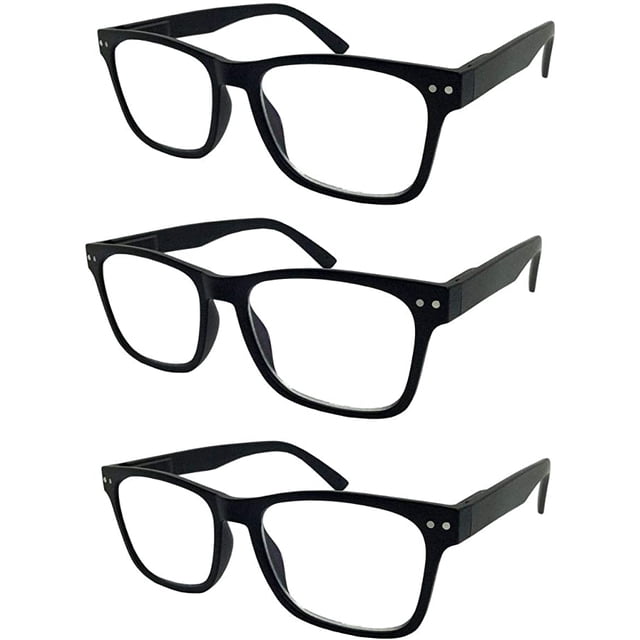 grinderPUNCH Lot de 3 en Vrac Multi Focus 3 Lunettes de Lecture Progressives Power - Sans Ligne