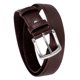 thumbnail image 4 of Cinturón de viaje de PU con bolsillo oculto para dinero, con cremallera oculta, antirrobo Cashsafe para hombre, color marrón, 4 of 5