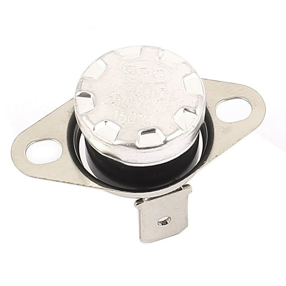 Unique Bargains KSD301 150C Thermostat Normally Closed NC Temperature Thermal Control Switch