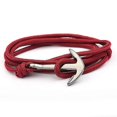 thumbnail image 4 of Pulseras de ancla de paracord ajustables para hombres, pulsera de amuletos de amistad para mujer, 3, 4 of 5
