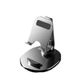 thumbnail image 1 of maskred Support de Téléphone Pliant Bureau Simple Support Fixateur Réglable Support de Cellulaire Accessoires Gris Argent, 1 of 6