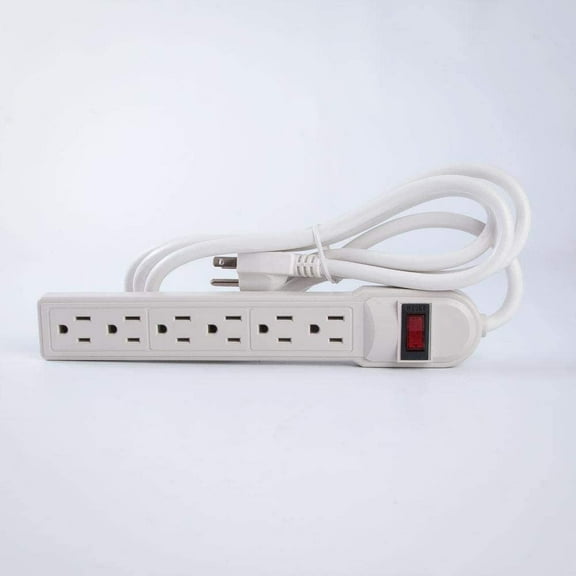 Surge Protector 6ft with 6 Outlets by FireFold