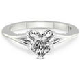 thumbnail image 3 of 3 Carat IGI Certified Heart Shape Lab Grown Diamond Engagement Ring | 14K White Gold | Cynthia Split Shank Lab Diamond Ring | FG-VS1-VS2 Quality Friendly Diamonds, 3 of 5