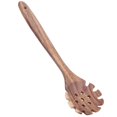 thumbnail image 1 of Teak Cooking Spoon, Food Grade Natural Wooden Noodle Strainer for Kitchen, 1 of 4