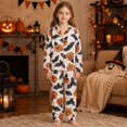 thumbnail image 2 of ZHOGXU Cozy Kids Halloween Sleepwear Long Sleeve Top And Pants Pj Sets For Boys Girls Nightwear Loungewear,9 Years, 2 of 4