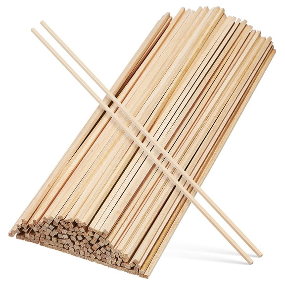 Wooden Craft Sticks for DIY Use Unfinished Beige Wood Sticks Perfect for Model Building and Crafts Projects 150pcs