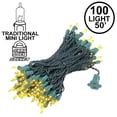 thumbnail image 2 of Juego de miniguirnaldas de luces navideñas, 100 unidades, color amarillo, 2 of 6