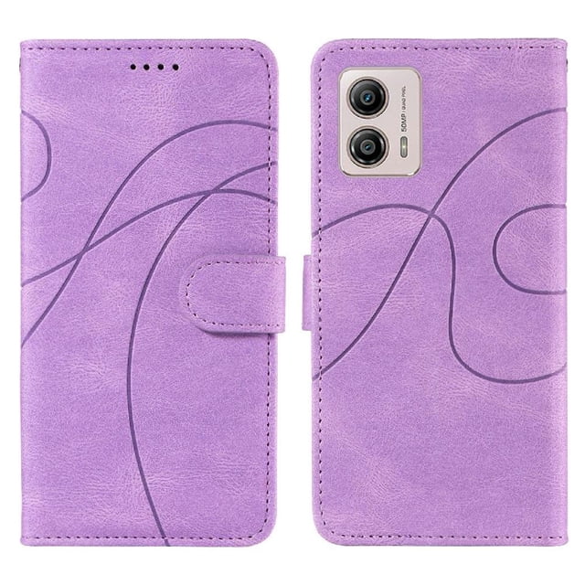 Flip Case For FOXDOCK Motorola Moto G13 Card Slots and Kickstand Function Skin Feel Leather