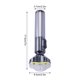 thumbnail image 3 of Linterna de reflector recargable LED | Linterna portátil de luz fuerte para acampar al aire libre Senderismo Emergencia | Atenuación sin electrodos | Carga tipo C | Haz ancho | 6000K XPG+COB, 3 of 9