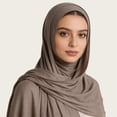 thumbnail image 5 of QASIEATN Daily Wear Silk Scarves for Women Cotton Hijab Women's Headscarf Quality 180 X 55 Cm Soft Breathable and Opaque Fall Fashion Accessories, 5 of 5