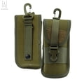 thumbnail image 2 of Gustave Sunglasses Case Glasses Shockproof Protective Box Eyeglasses Hard Carrying Case Flashlight Pouch with Belt Clip, Green, 2 of 10