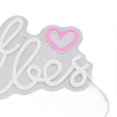 thumbnail image 3 of Neon Sign Good Vibes LED Light Acrylic USB Powered Wall Hang Neon Wall Decor for Bar Party Wedding Bedroom, 3 of 4