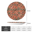 thumbnail image 2 of Balery Poker Chips Print Bone China Decorative Plate Ceramic Dinner Plates Art Crafts with Display Stand-7in, 2 of 6