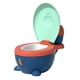 thumbnail image 2 of Orinal de entrenamiento, asiento de inodoro infantil antideslizante con almacenamiento de toallas húmedas, orinal de sensación Real, inodoro realista, 2 of 7