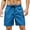 Blue, variant on XMMSWDLA Mens Swim Trunks Quick Dry Swimming Shorts Dark Blue Mens Dress Shorts