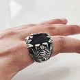 thumbnail image 6 of Black Onyx Mans Ring, Natural Black Onyx, December Birthstone, Scorpion, 925 Silver Ring, Birthday Gift, Heavy Mens Ring, Arabic Design, Ottoman Style Ring, Christmas, Turkey Mens Signet Ring, 6 of 8
