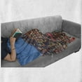 thumbnail image 6 of Tibetan Soft Flannel Fleece Throw Blanket, Old Houses at Larung Gar in Clear Sunny Day Travel Picture Sichuan China, Cozy Plush for Indoor and Outdoor Use, 50" x 70", Multicolor, by Ambesonne, 6 of 6