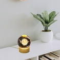 thumbnail image 3 of SHISUYAN Wood Display Pedestal LED Light Base Table Crystal Ball Lamp Base USB Charging Light Base, 3 of 9