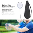 thumbnail image 4 of Badminton Racket,Carbon Fiber Lightweight Badminton Racket Sets for Backyards Gym, 4 of 7