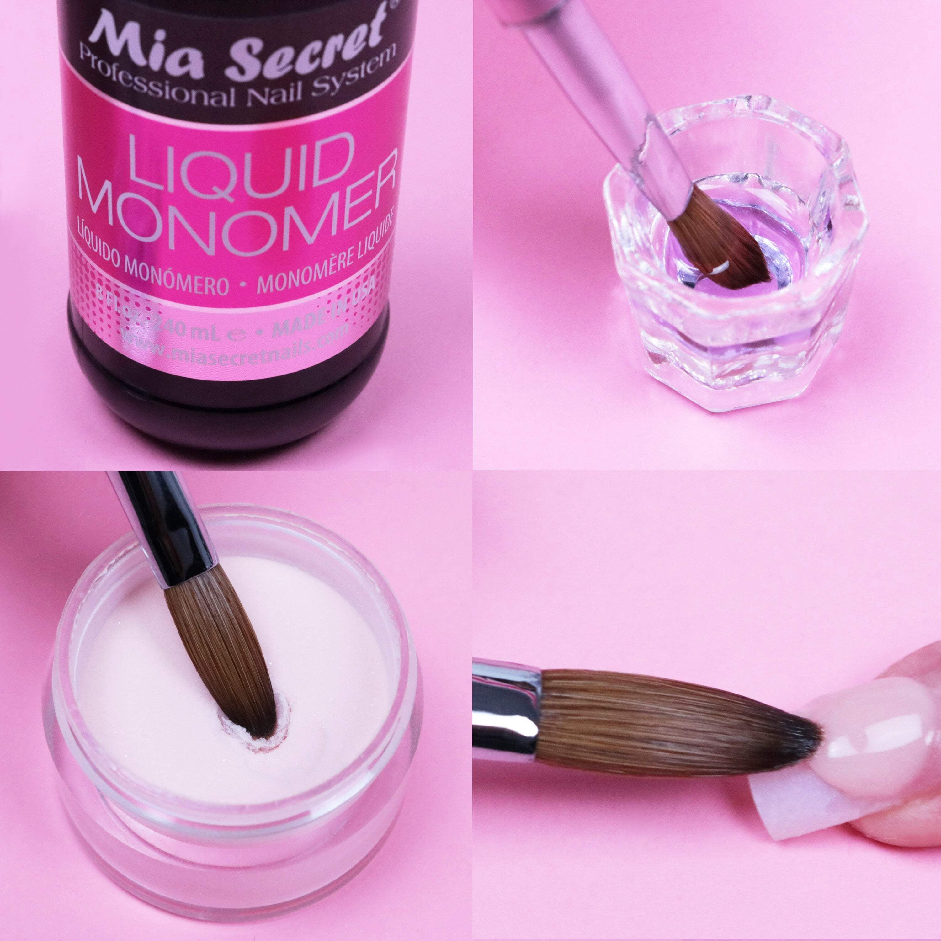 Mia Secret Professional Nail System Liquid Monomer 8 oz
