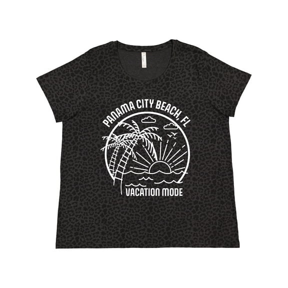 Inktastic Summer Vacation Mode Panama City Beach Florida Women's Plus Size T-Shirt