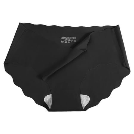 

JFY Women Briefs Comfortable Excellent Elasticity Ice-silk Seamless Mid Waist Ladies Underwear for Daily