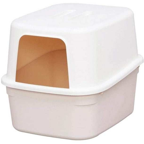 Cat Litter Boxes Indoor Home Detachable SemiClosed AntiSplash Pet litterbox Plastic Sandbox