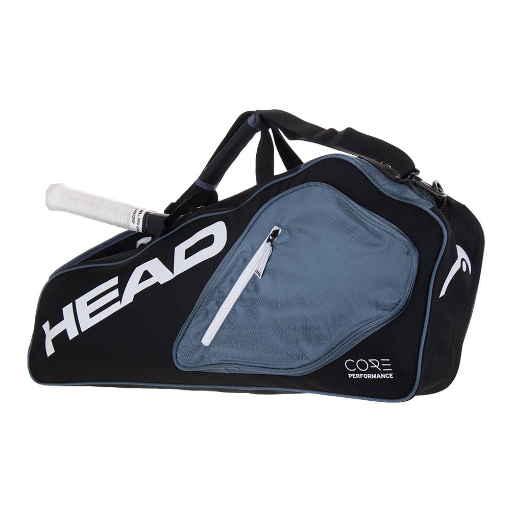 HEAD Core 3 Racket Pro Pack Case Sack Holdall Unisex Tennis Zip Sport Storing 