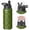 Black-4, variant on Christmas 18 oz Insulated Stainless Steel Water Bottle with Straw & Cleaning Brush , Leakproof, BPA-Free, 304 Stainless Steel, Wide Mouth, Travel Mug for Car, Gym, Office