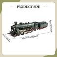 thumbnail image 6 of QSTDGVPW Steam Train Toy Electric Train Engine Toy Retro Decor Collection Gift Locomotive Green, 6 of 6