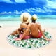 thumbnail image 4 of Xihbxyly Toalla de Playa Redonda de Microfibra, Manta Ligera Antiarena, Poliéster Suave, Secado Rápido, Multiusos, Ideal para Picnic En La Playa, Tapiz de Yoga, 152 Cm., 4 of 5