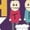 Purple, variant on South Park Full Cast Unisex Adult T-Shirt, Kelly Green, 2X-Large