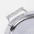 thumbnail image 3 of destyer Round Serving Tray with Handles for Bathroom Restaurant Living Room Argent S, 3 of 9