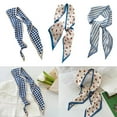thumbnail image 3 of SSKFHGI Multifunctional Female Tie Hair Silk Scarf Hair Ribbon Tie Streamer Hair M2, 3 of 8