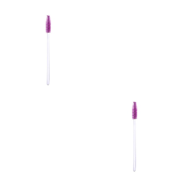 Seitruly 50 piezas de cepillo para pestañas, aplicador de máscara de una sola vez, brochas de maquillaje, mano de obra, suministros para el Type12 NO12