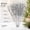 Silver, variant on 10 Pack Silver Glitter Artificial Berry Stems 15.7 Inch Christmas Picks Vase Decorations DIY Wreath Fireplace Crafts