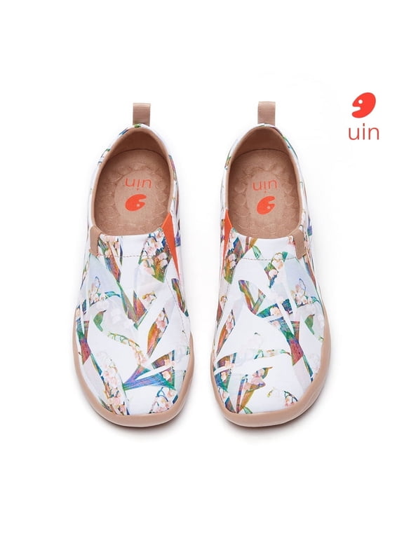 Women's Walking Travel Shoes Slip On Canvas Casual Loafers Lightweight Comfort Fashion Sneaker