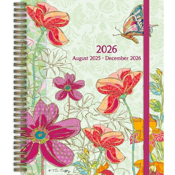Lang Companies, Ladybird Deluxe 2026 Planner, 9.25'' X 11'', 17-Month Calendar with Stapled Binding