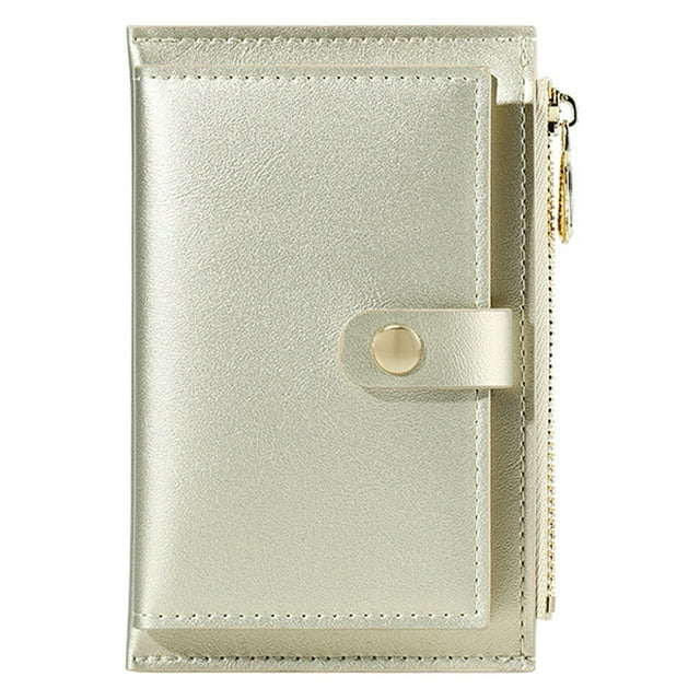 MasteelfCA 1pc Female Creative Creadit Cards Holder Zipper Money Wallet PU Leather Purse