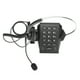 thumbnail image 2 of Teléfono con cable HT700 con auriculares, teléfono para centro de llamadas con micrófono omnidireccional, auriculares para oficina y hogar, 2 of 5
