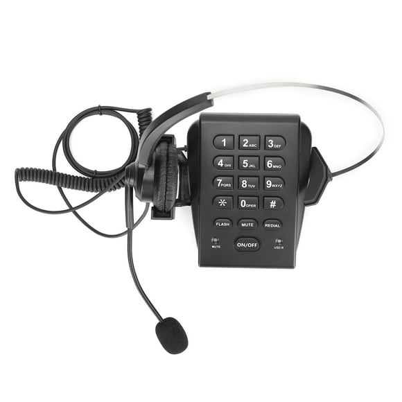 Attendant Telephone, Call Center Telephone Headset With Dialpad Corded Phone Headset Call Center Dialpad Corded Telephone For House Call Center Office