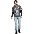 thumbnail image 2 of GUESS Mens Logan Thermal Hoodie Sweatshirt, Grey, Large, 2 of 4