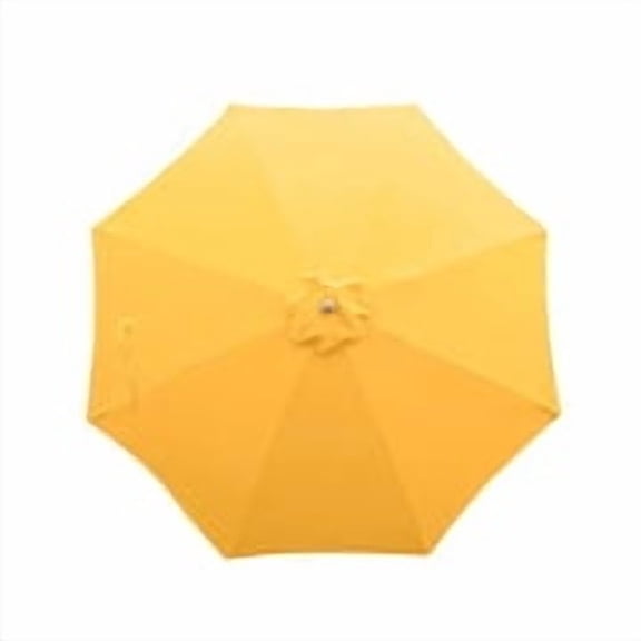 Covered Living 9ft Umbrella Replacement Canopy 8 Ribs in Yellow (Canopy Only)