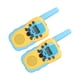 thumbnail image 3 of Juego de 2 mini walkie talkie con carga USB, radio inalámbrica, juguetes para niños, regalos de cumpleaños y Navidad, azul, amarillo, americano, 22 canales, FRS, 462-467 MHz, 3 of 15