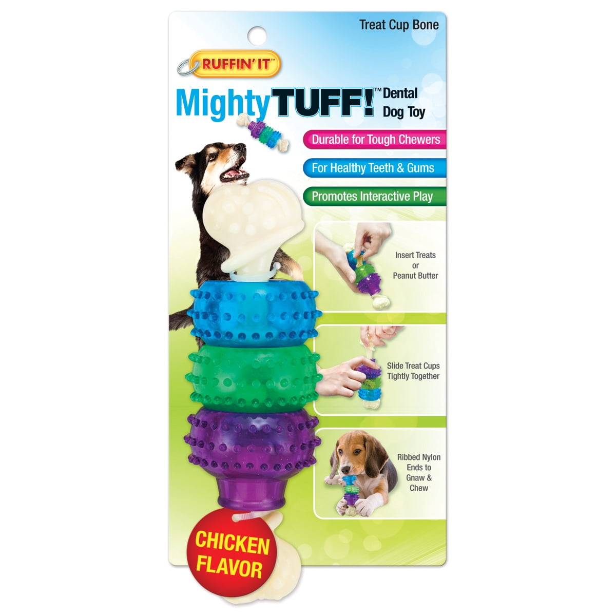 Mighty Tuff Treat Cup Bone Dog Toy Walmart Canada