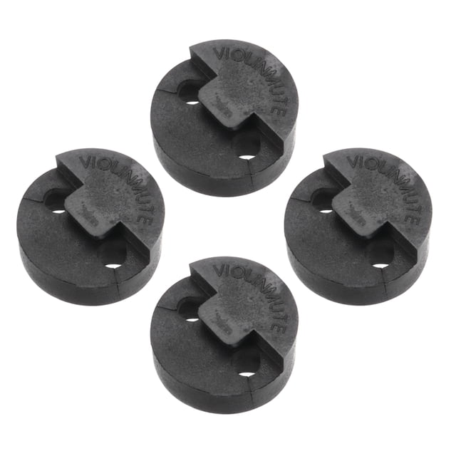 Uxcell 4/4 Violin Mute Practice Mute Set, Claw Style Red for Fiddle Volume Control
