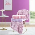 thumbnail image 6 of Betsey Johnson Fireworks Tie Dye Pink Faux Fur 60X50 Throw Blanket, 6 of 12