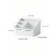 thumbnail image 2 of 1pc Trapezoid Shaped Pen Holder/Remote Control Storage Box/Desktop Organizer For Office Supplies/Cosmetics Brush Storage Bucket, 2 of 5